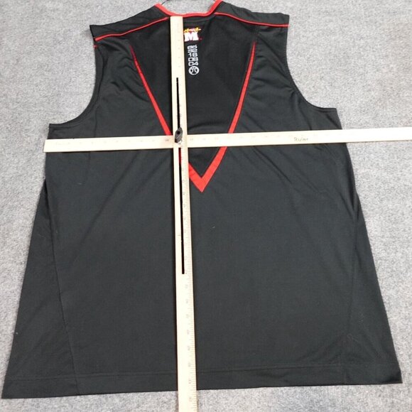 Vintage Maryland Terps Jersey XL Black Red Embroidery Nike Team 2004 - Picture 4 of 7